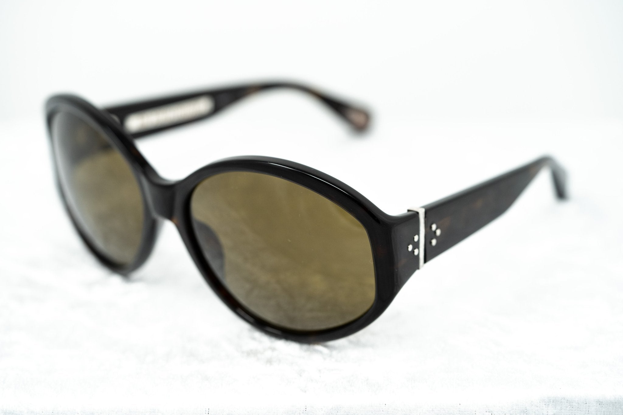Ann Demeulemeester Ladies Sunglasses Oversized Tortoise Shell and Brown
