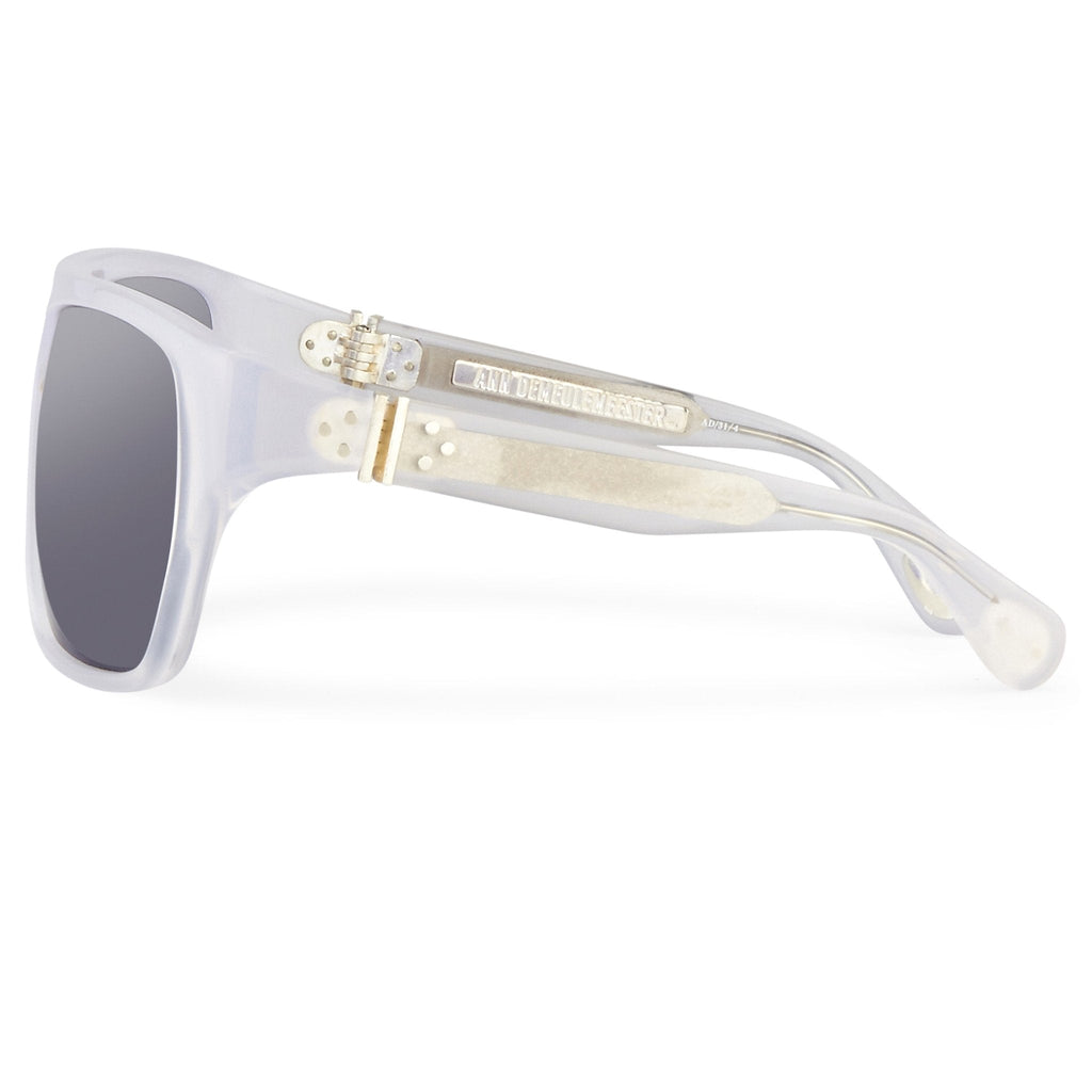 Ann Demeulemeester Sunglasses Oversized White and Grey