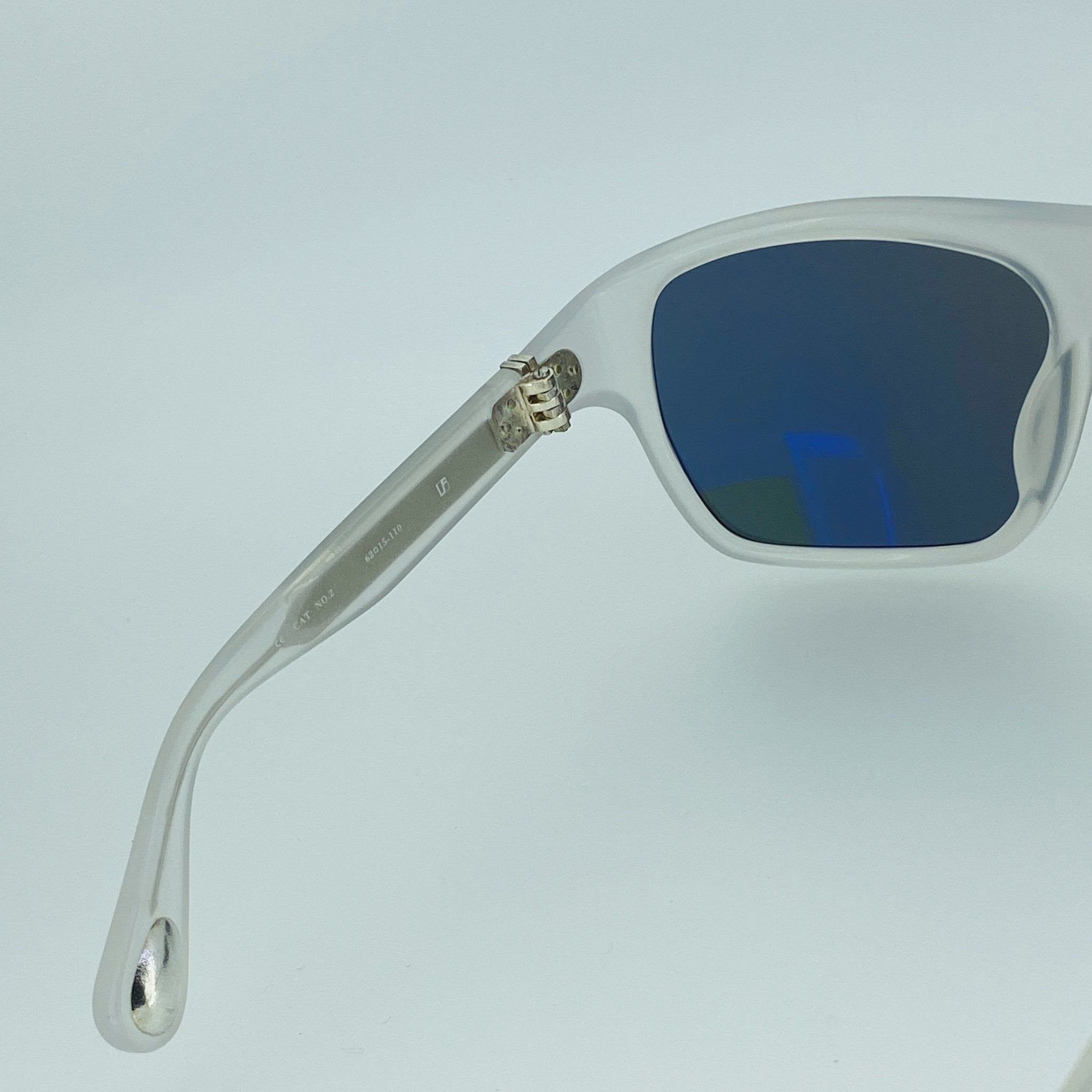 Ann Demeulemeester Sunglasses Oversized White and Grey