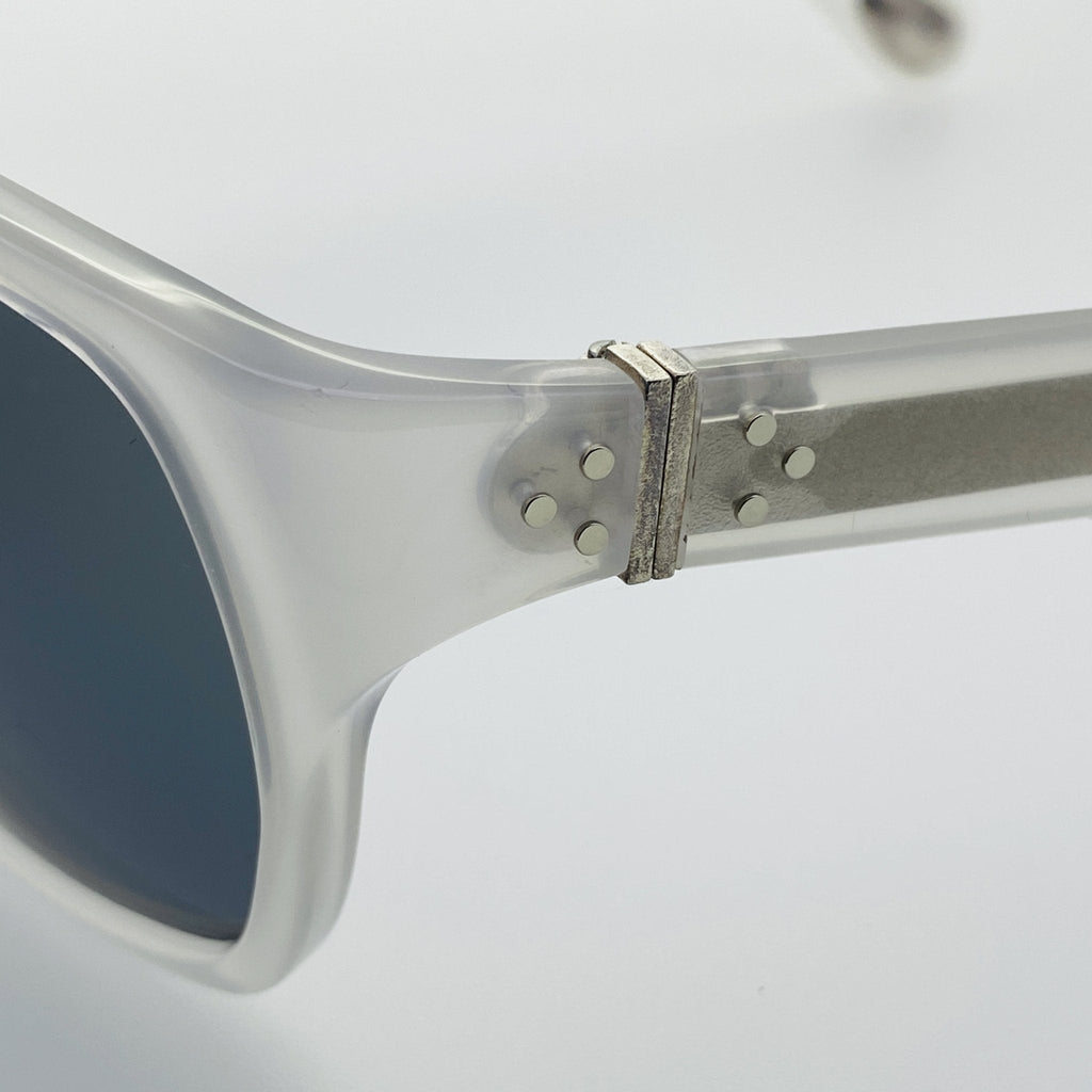 Ann Demeulemeester Sunglasses Oversized White and Grey
