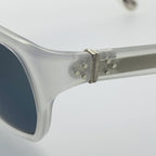 Ann Demeulemeester Sunglasses Oversized White and Grey