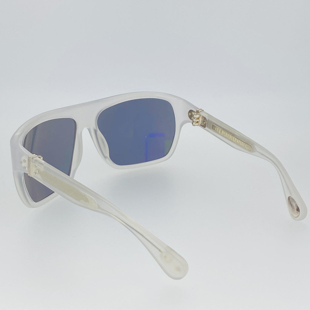 Ann Demeulemeester Sunglasses Oversized White and Grey