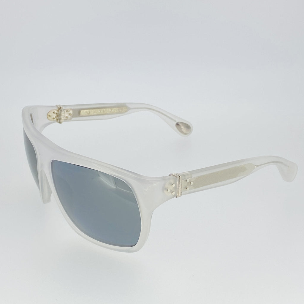 Ann Demeulemeester Sunglasses Oversized White and Grey