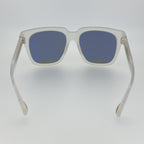 Ann Demeulemeester Sunglasses Oversized White and Solid Grey