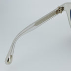 Ann Demeulemeester Sunglasses Oversized White and Solid Grey