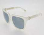 Ann Demeulemeester Sunglasses Oversized White and Solid Grey
