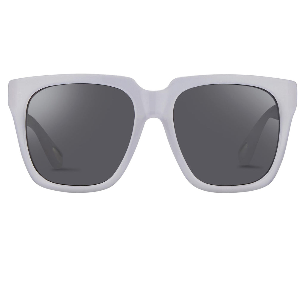 Ann Demeulemeester Sunglasses Oversized White and Solid Grey