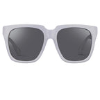 Ann Demeulemeester Sunglasses Oversized White and Solid Grey