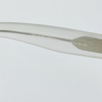 Ann Demeulemeester Sunglasses Oversized White and Solid Grey