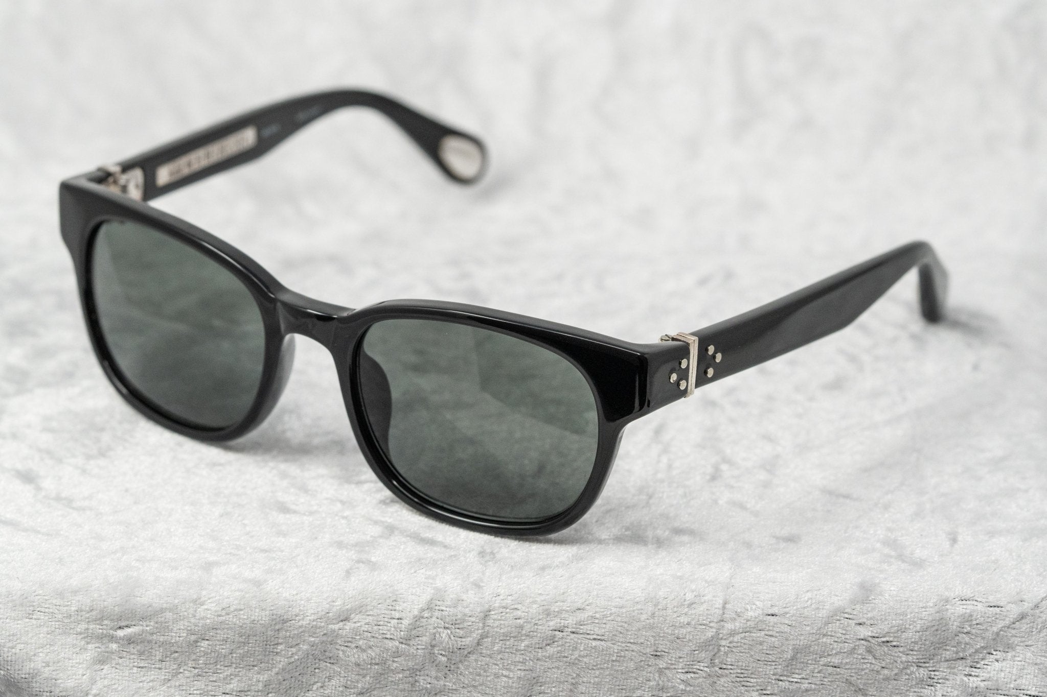 Ann Demeulemeester Sunglasses Rectangular Black and Grey