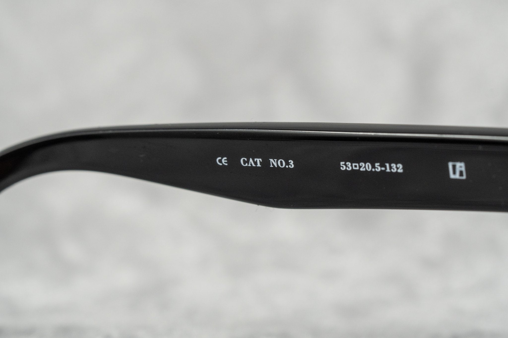 Ann Demeulemeester Sunglasses Rectangular Black and Grey