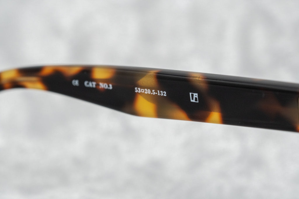 Ann Demeulemeester Sunglasses Rectangular Tortoise Shell and Grey
