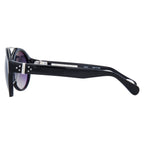 Ann Demeulemeester Sunglasses Round Black and Grey Graduated