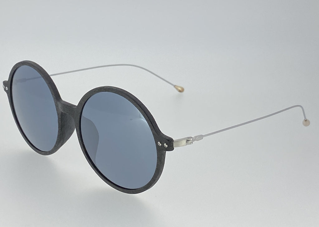 Ann Demeulemeester Sunglasses Round Black and Grey