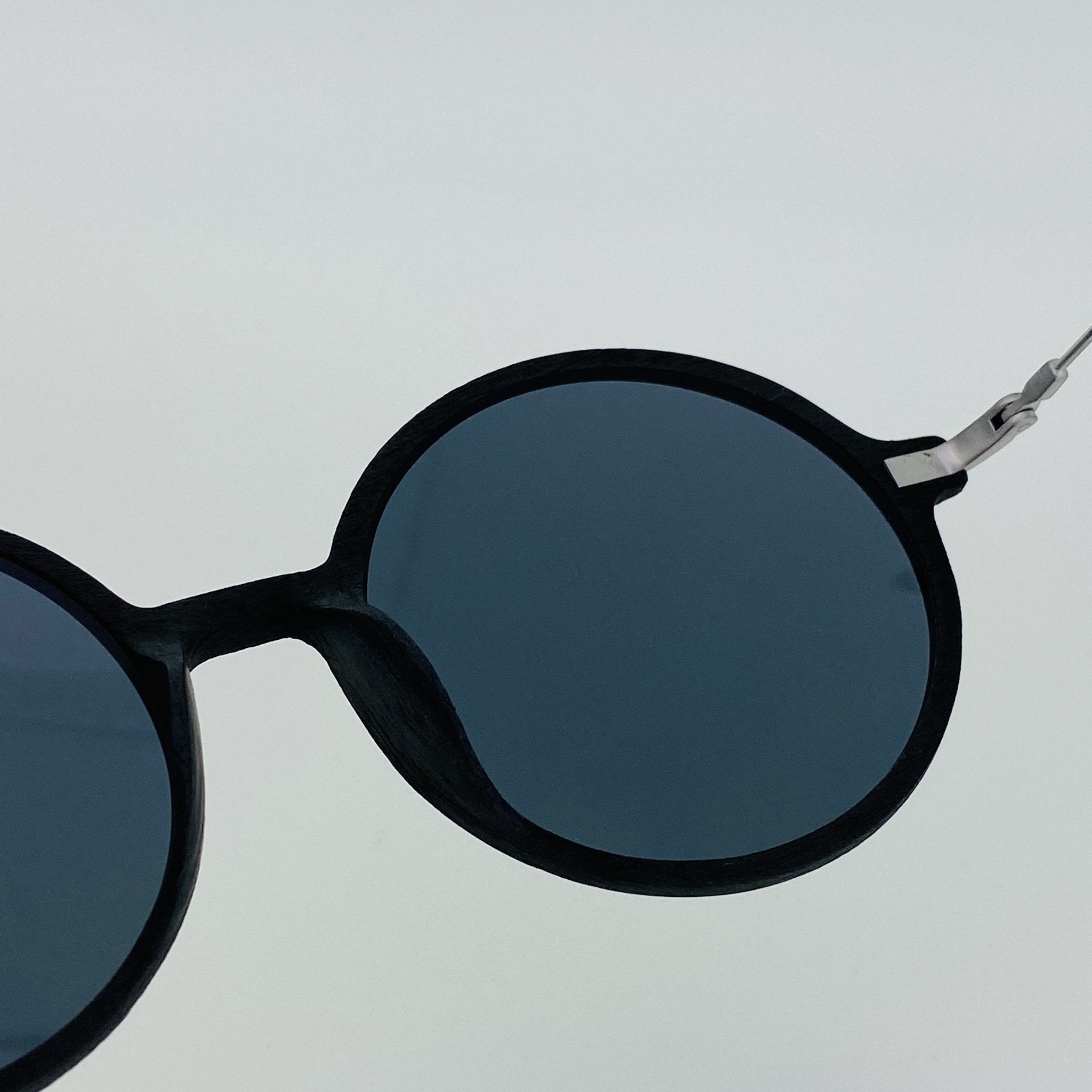 Ann Demeulemeester Sunglasses Round Black and Grey