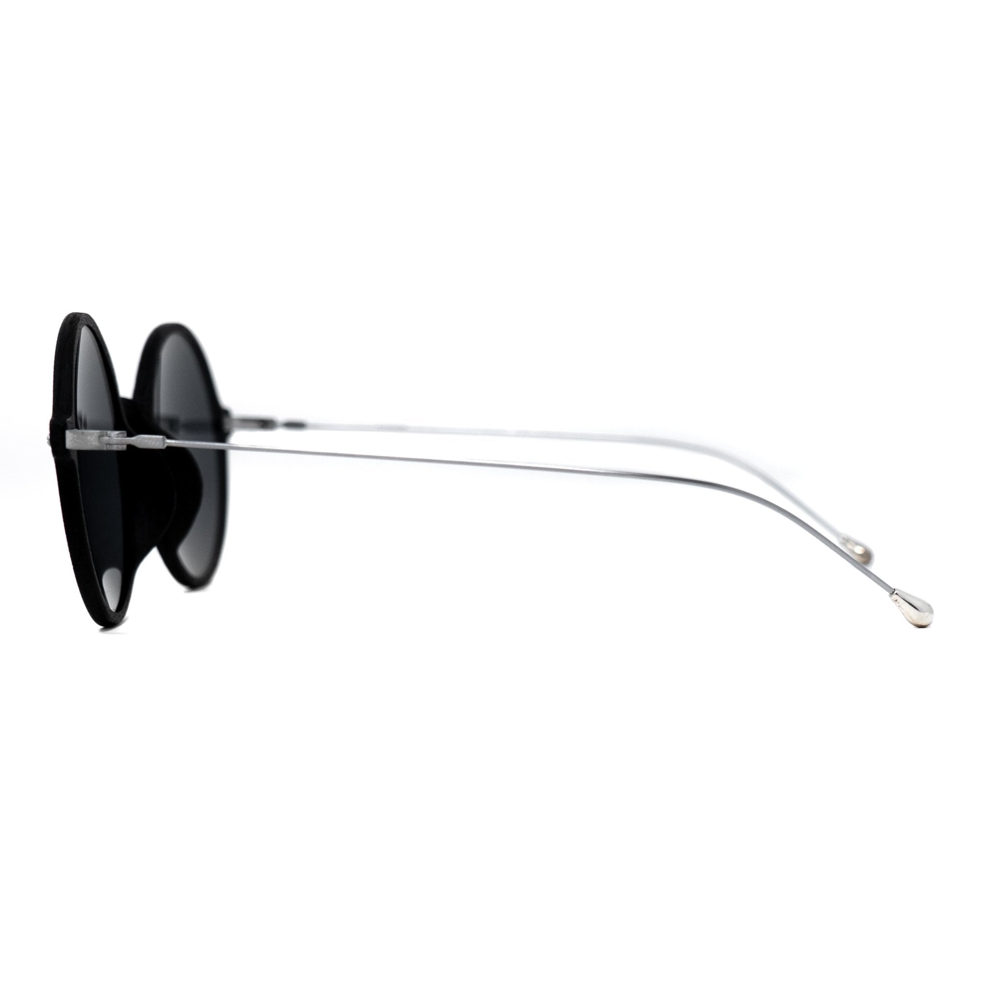 Ann Demeulemeester Sunglasses Round Black and Grey