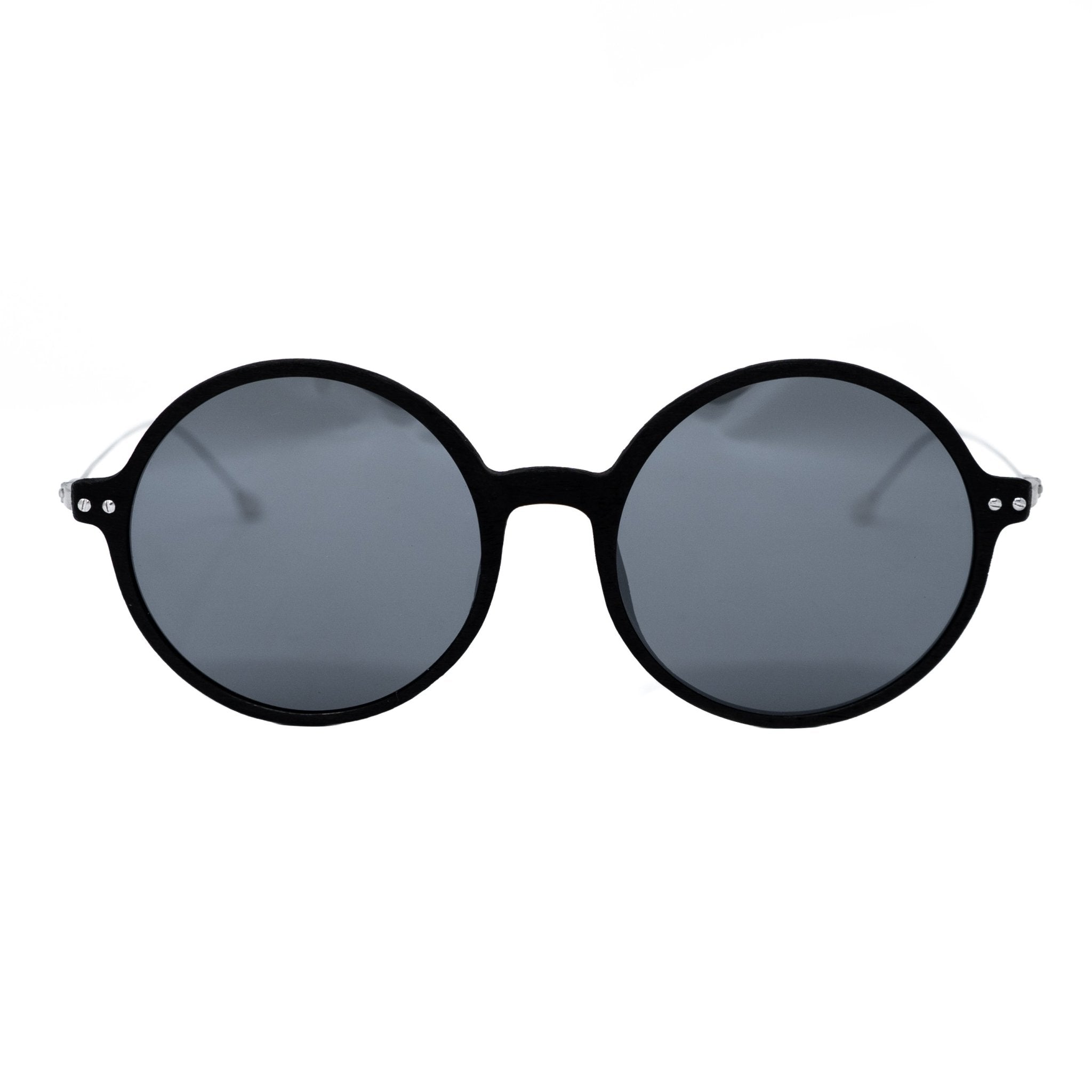 Ann Demeulemeester Sunglasses Round Black and Grey