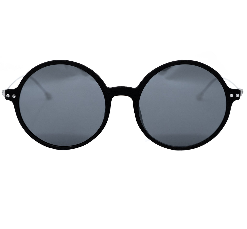 Ann Demeulemeester Sunglasses Round Black and Grey