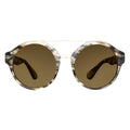 Ann Demeulemeester Ladies Sunglasses Round Hornet and Green