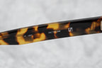 Ann Demeulemeester Sunglasses Round Tortoise Shell Titanium with Brown