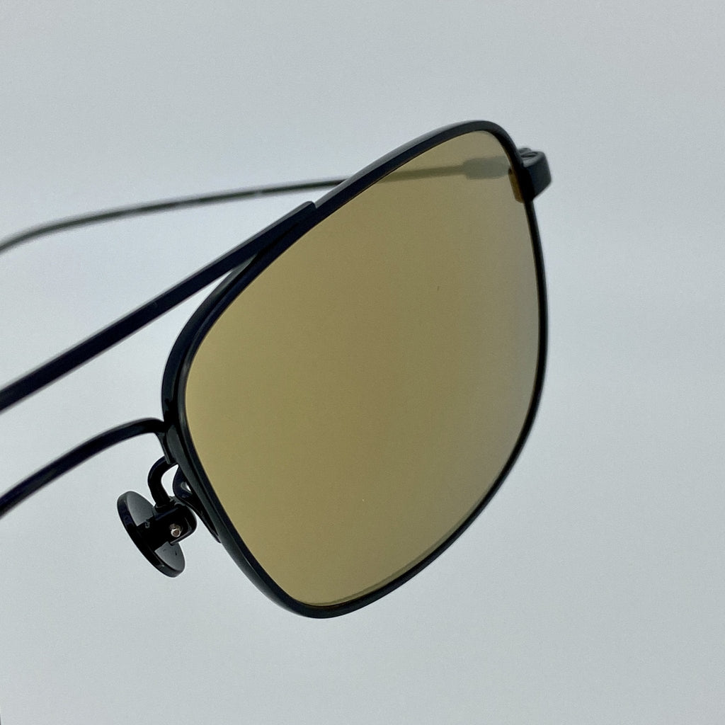 Ann Demeulemeester Men's Sunglasses Black Titanium and Bronze