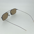 Ann Demeulemeester Men's Sunglasses Black Titanium and Bronze