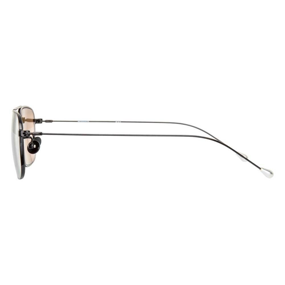 Ann Demeulemeester Men's Sunglasses Black Titanium and Bronze