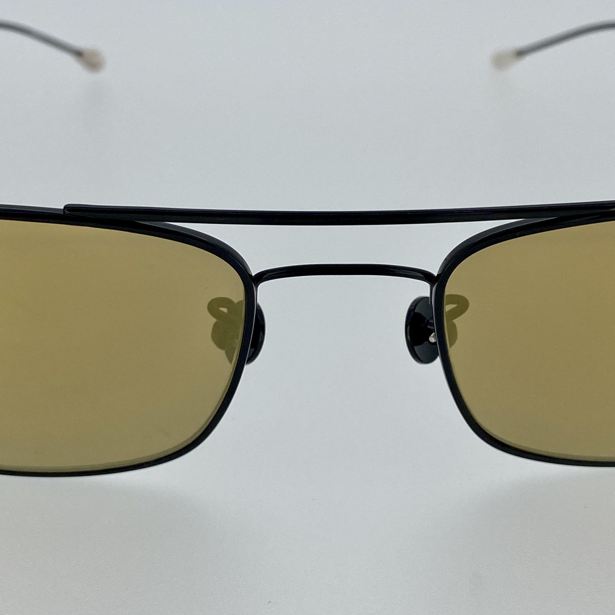 Ann Demeulemeester Men's Sunglasses Black Titanium and Bronze