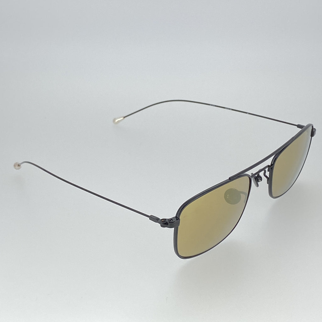 Ann Demeulemeester Men's Sunglasses Black Titanium and Bronze