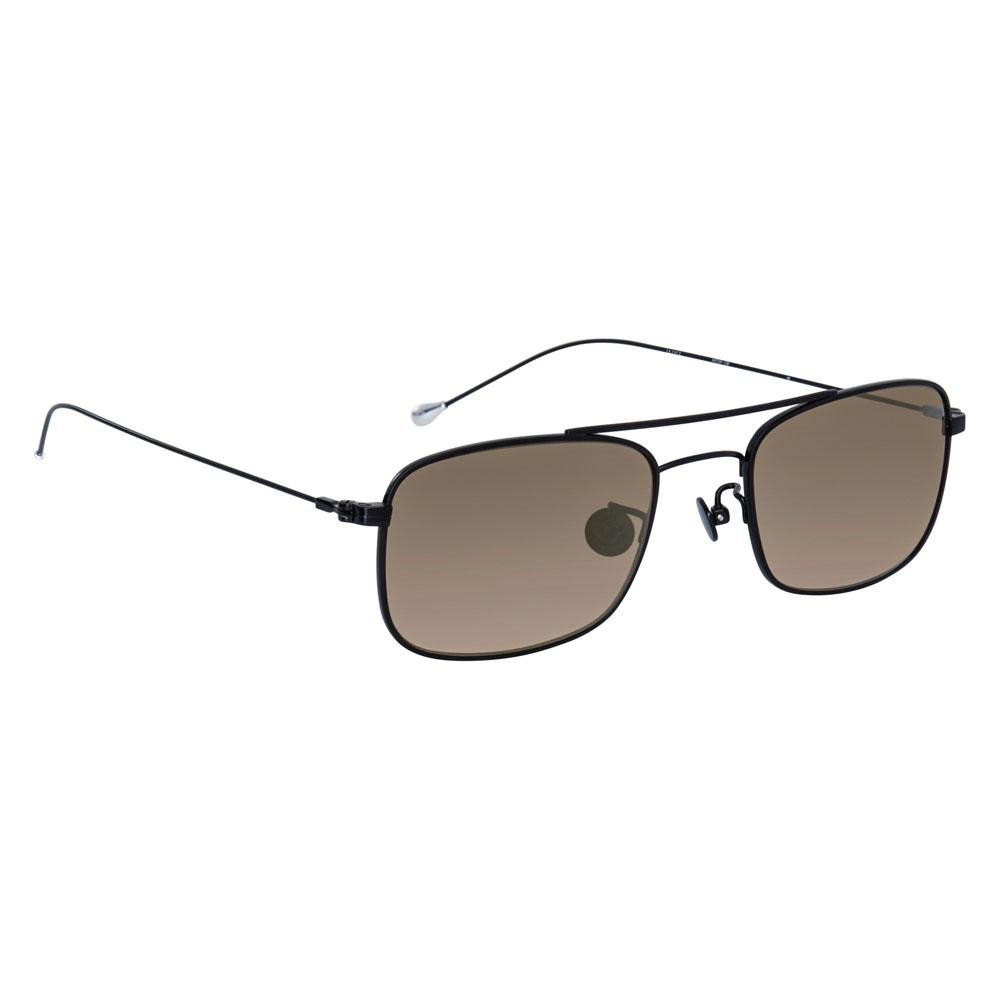 Ann Demeulemeester Men's Sunglasses Black Titanium and Bronze