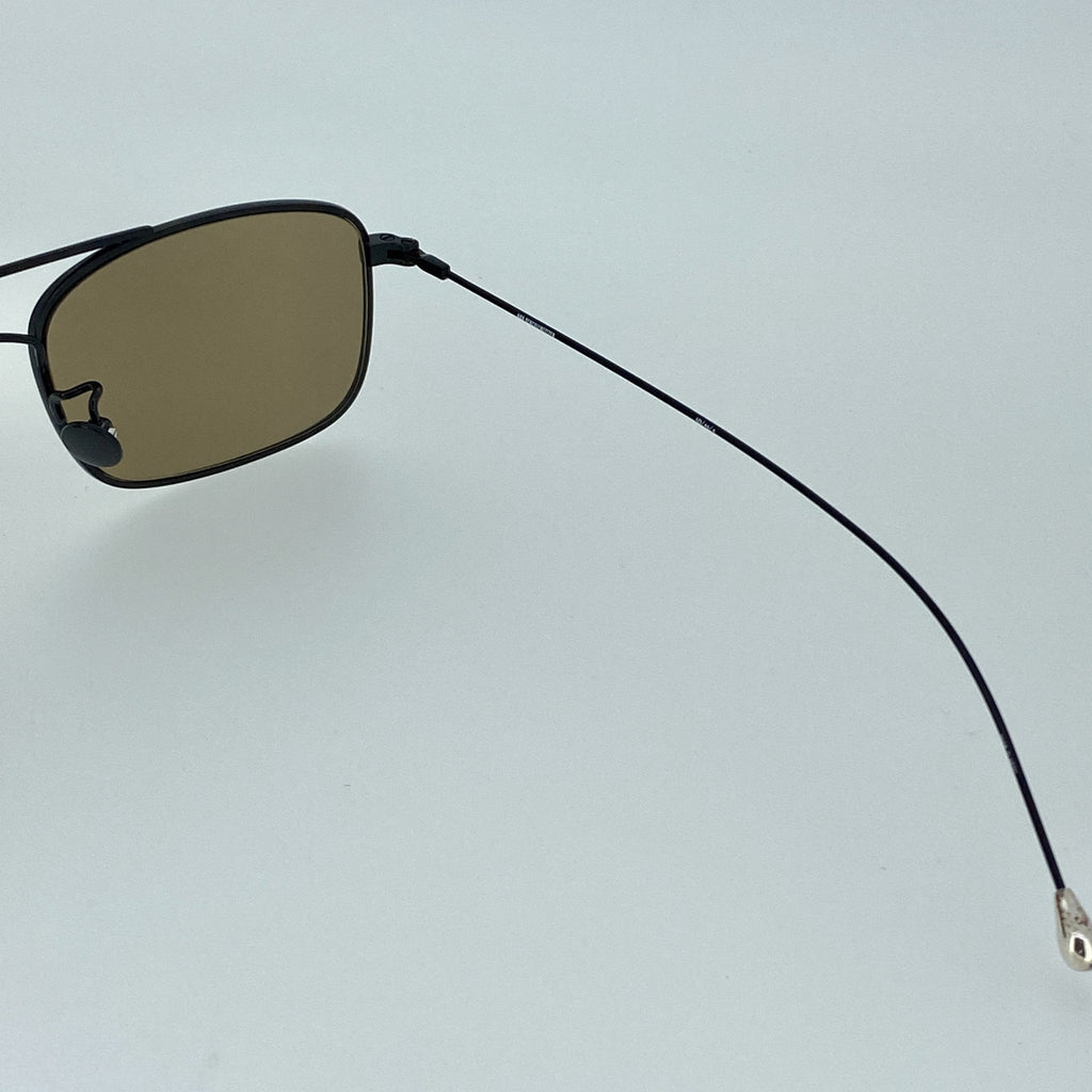 Ann Demeulemeester Men's Sunglasses Black Titanium and Bronze