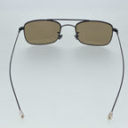 Ann Demeulemeester Men's Sunglasses Black Titanium and Bronze