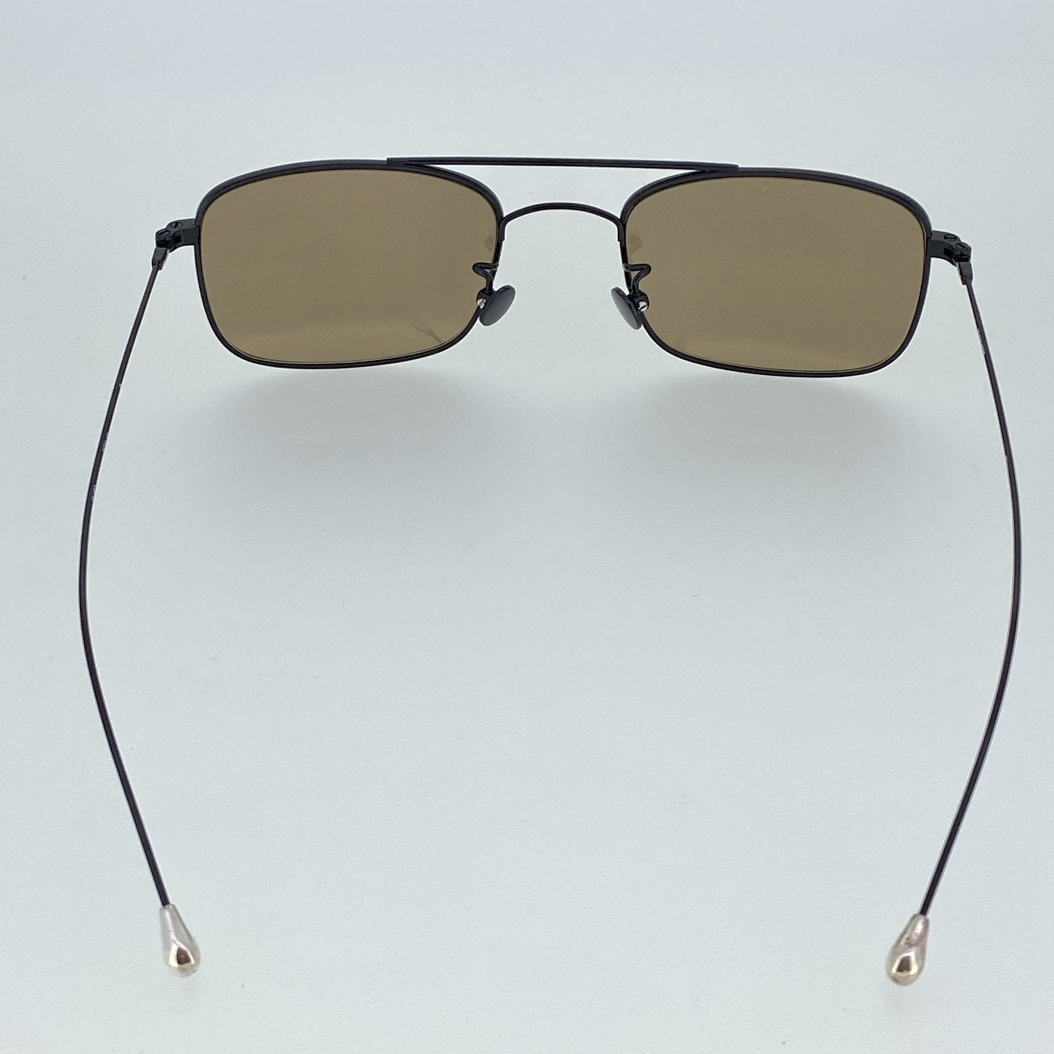 Ann Demeulemeester Men's Sunglasses Black Titanium and Bronze