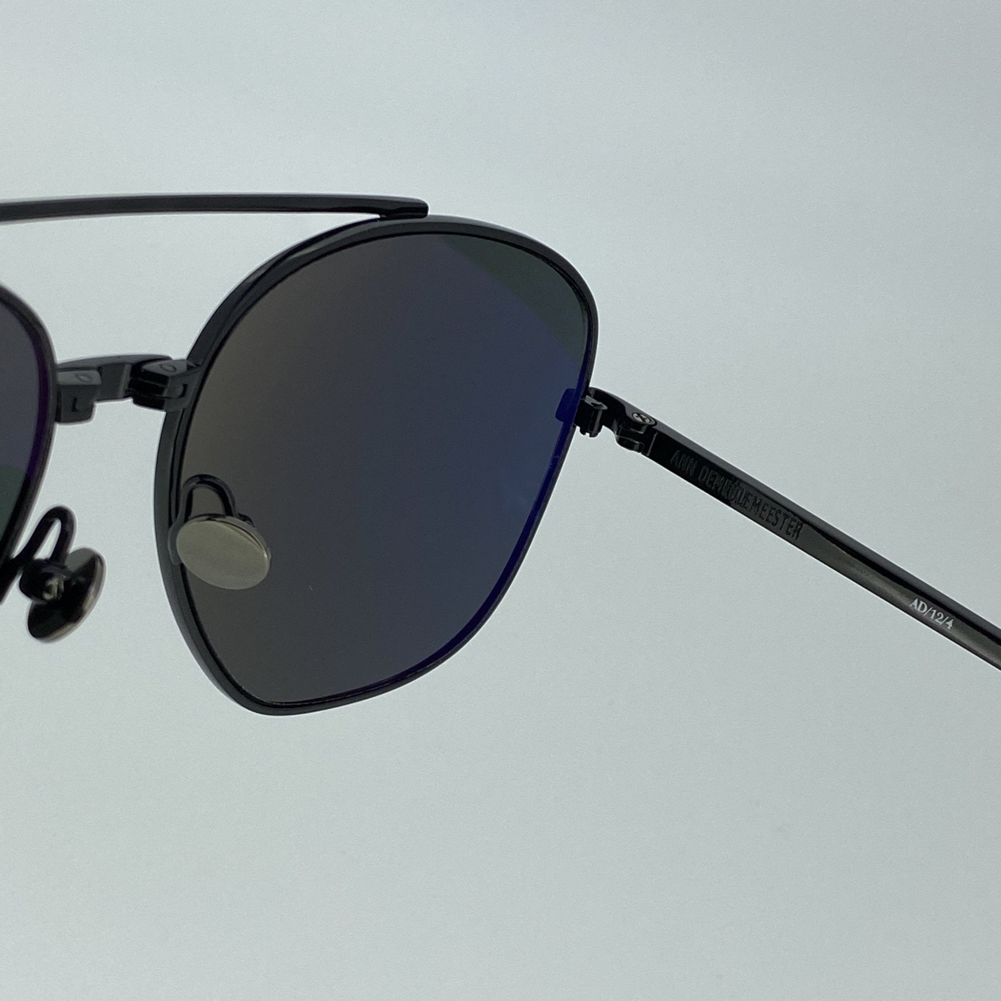 Ann Demeulemeester Men's Sunglasses Black and Grey