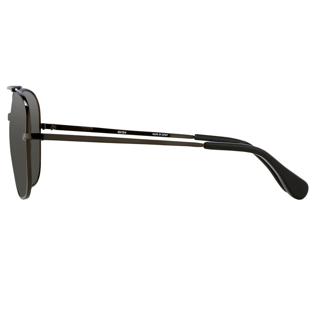 Ann Demeulemeester Men's Sunglasses Black and Grey