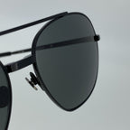 Ann Demeulemeester Men's Sunglasses Black and Grey