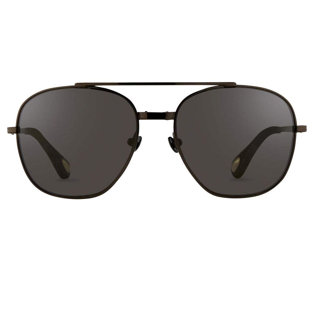 Ann Demeulemeester Men's Sunglasses Black and Grey