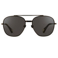Ann Demeulemeester Men's Sunglasses Black and Grey