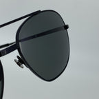 Ann Demeulemeester Men's Sunglasses Black and Grey