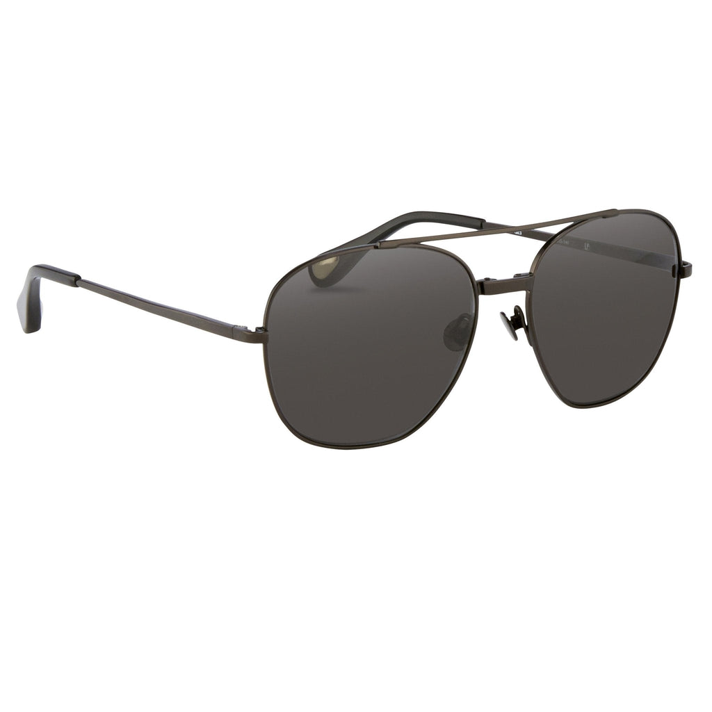 Ann Demeulemeester Men's Sunglasses Black and Grey