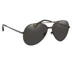 Ann Demeulemeester Sunglasses Black and Grey