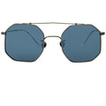 Ann Demeulemeester Sunglasses Square Brushed Gun metal and Grey