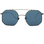 Ann Demeulemeester Sunglasses Square Brushed Gun metal and Grey