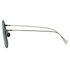 Ann Demeulemeester Sunglasses Square Brushed Gun metal and Grey