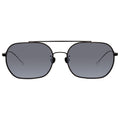 Ann Demeulemeester Men's Sunglasses Matte Black and Silver