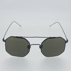 Ann Demeulemeester Sunglasses Square Black and Grey