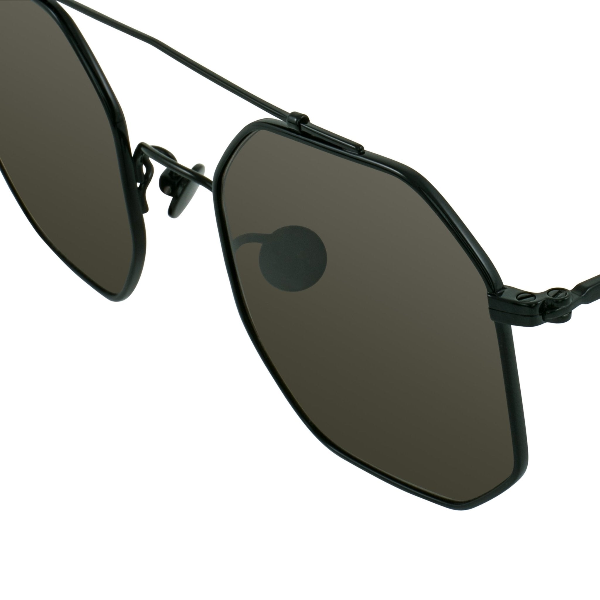 Ann Demeulemeester Sunglasses Square Black and Grey
