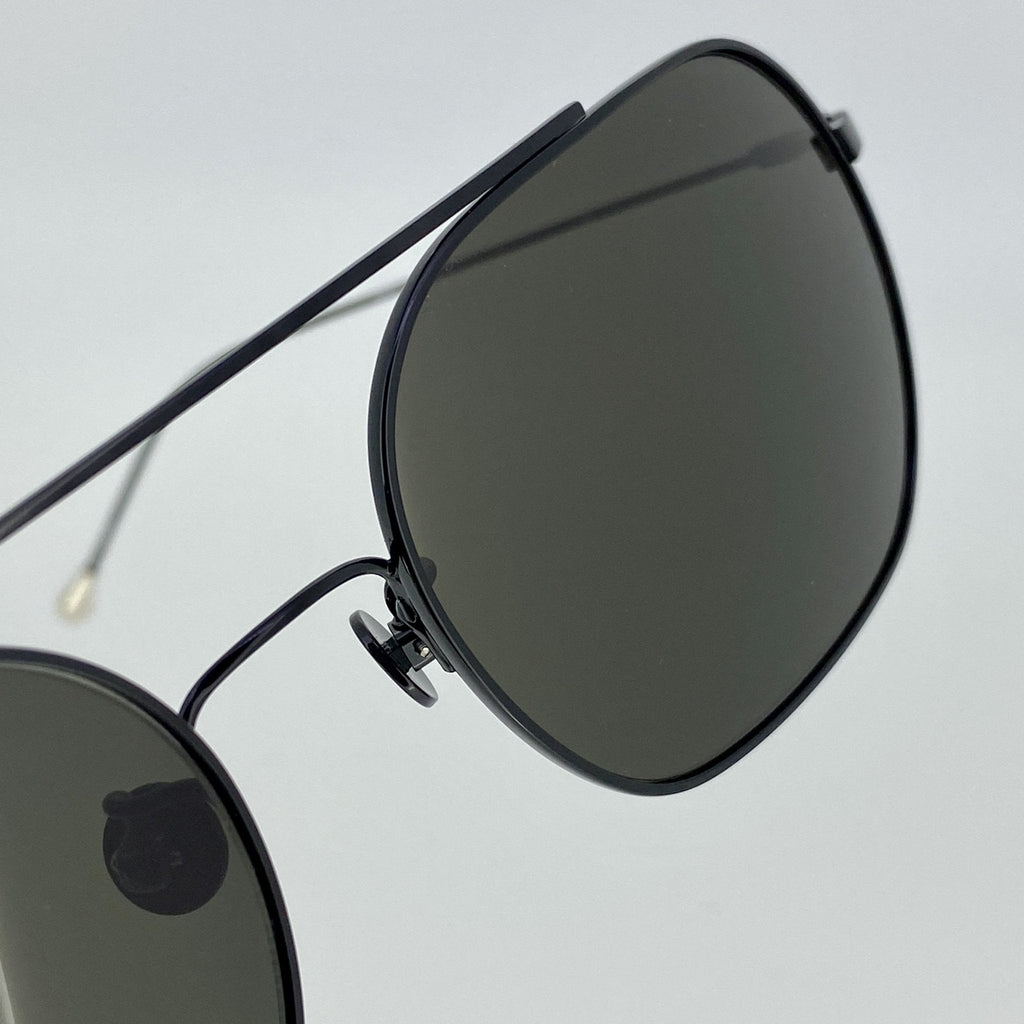 Ann Demeulemeester Sunglasses Shiny Black and Grey