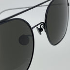 Ann Demeulemeester Sunglasses Shiny Black and Grey