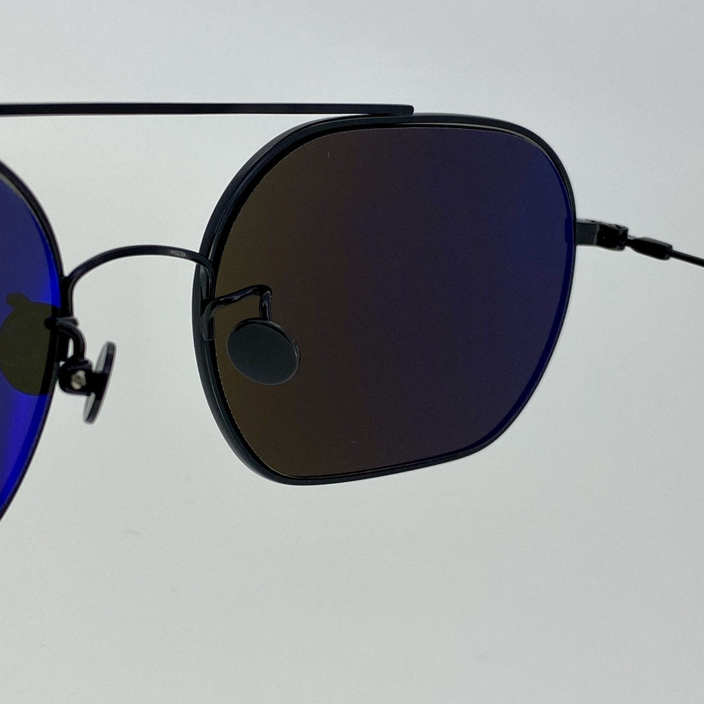 Ann Demeulemeester Sunglasses Shiny Black and Grey